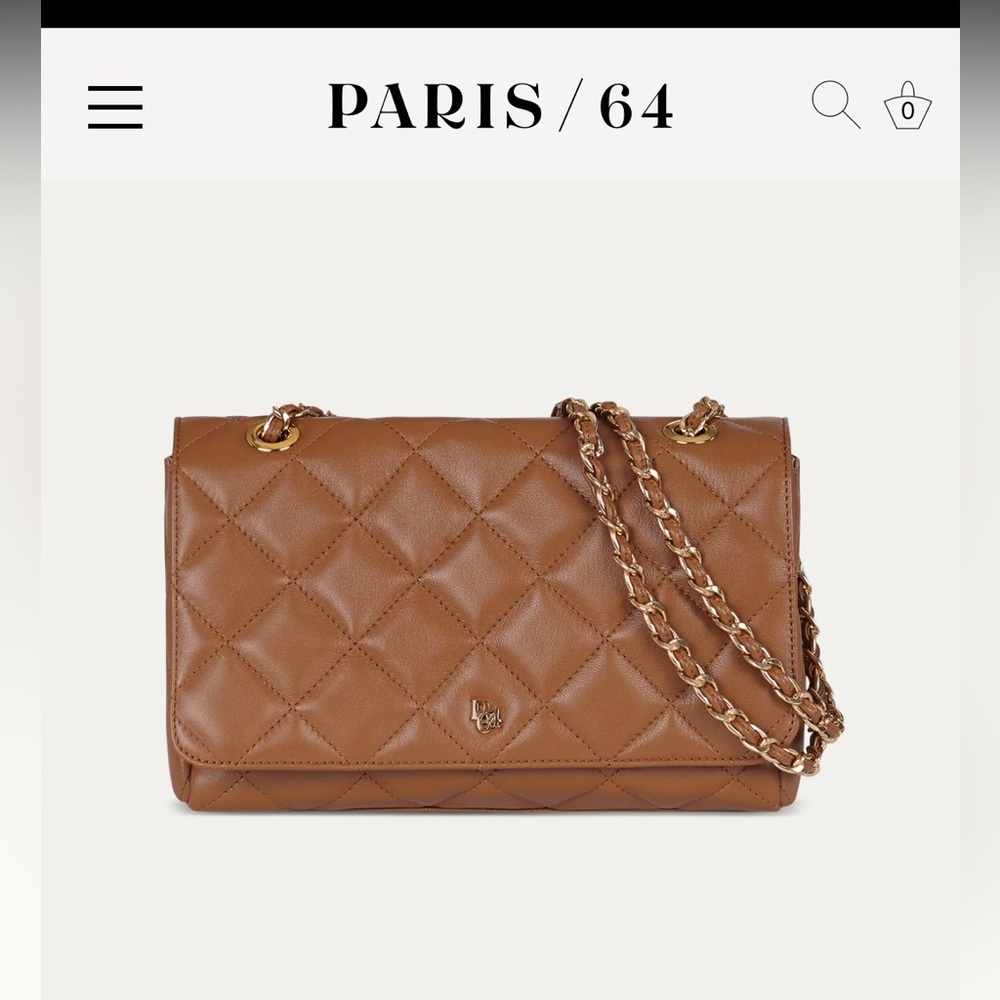 Versailles Caramel Crossbody Bag
